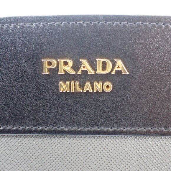 Prada Esplanade Bag 1 Bh043 Shoulder Bag Saffiano Gray Black main image 12